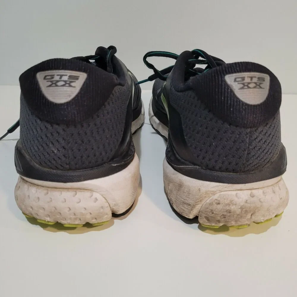 Brooks Adrenaline GTS 20 Black Running Shoes Mens Size 11.5